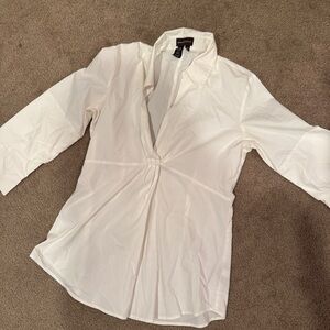 Dana Buchman Cream Blouse